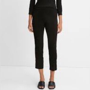 Stella Nova,Copenhagen, Luxury, Pure Sheep Suede,Straight Pants,Black,Size 34/4